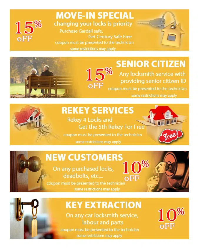 Fort Lauderdale Locksmiths Store Fort Lauderdale, FL 954-366-2124 - coupon21-set-five